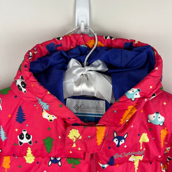 Columbia Snuggly Bunny Bunting Down Snow Suit Woodland Friends 12 Months