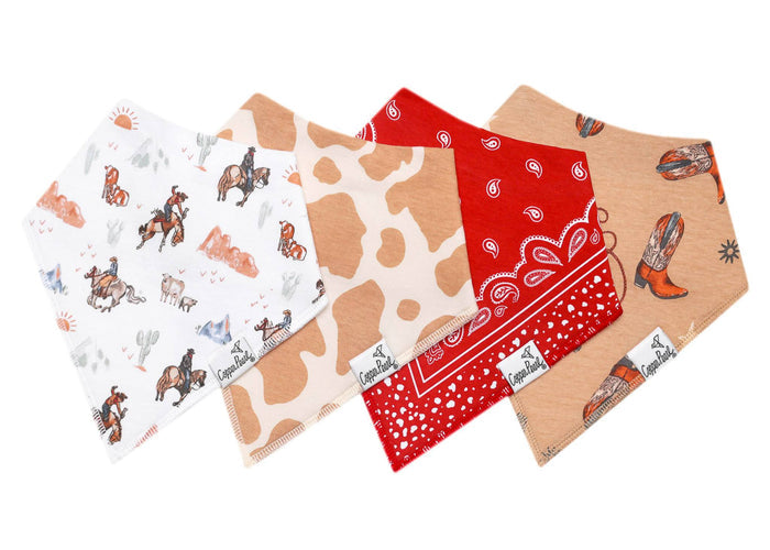 Copper Pearl Baby Bandana Bibs | Boone