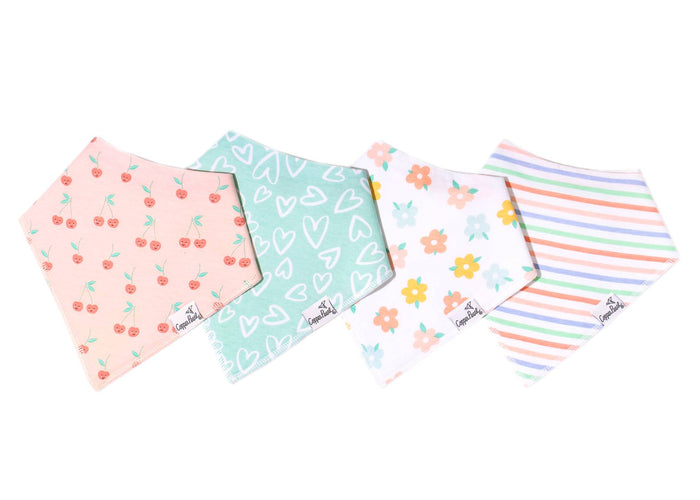 Copper Pearl Baby Bandana Bibs | Cheery
