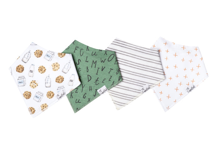 Copper Pearl Baby Bandana Bibs | Chip