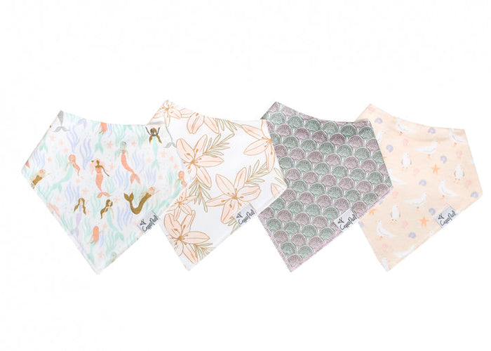 Copper Pearl Baby Bandana Bibs | Coral