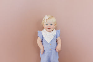 Copper Pearl Baby Bandana Bibs | Coral