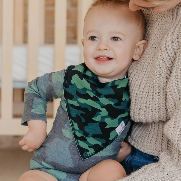 Copper Pearl Baby Bandana Bibs | Hunter