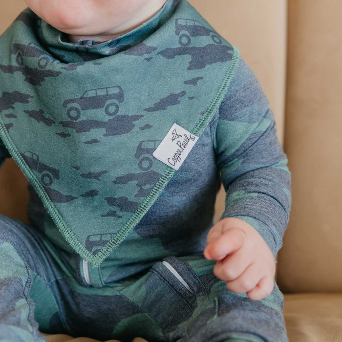 Copper Pearl Baby Bandana Bibs | Hunter