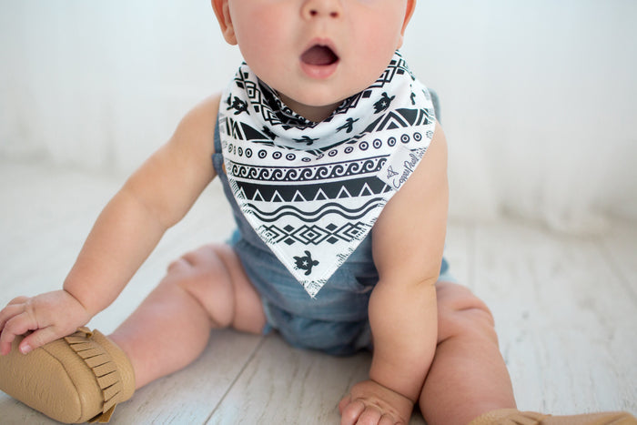 Copper Pearl Baby Bandana Bibs | Maui