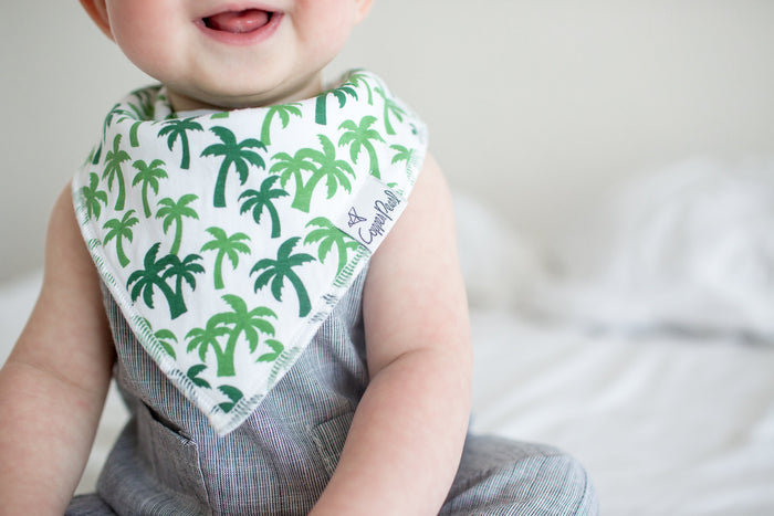 Copper Pearl Baby Bandana Bibs | Maui