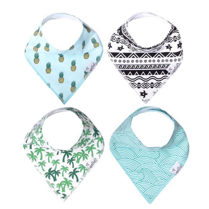 Copper Pearl Baby Bandana Bibs | Maui