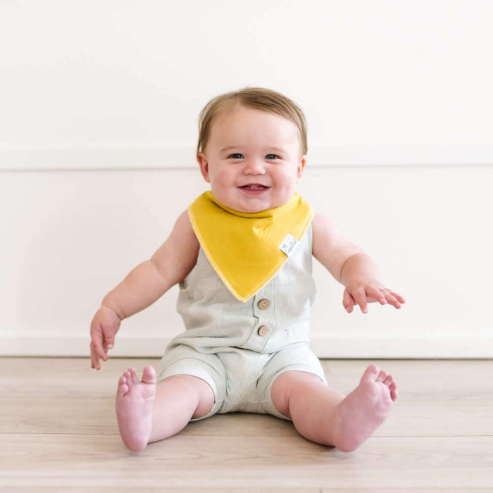 Copper Pearl Baby Bandana Bibs | Stone