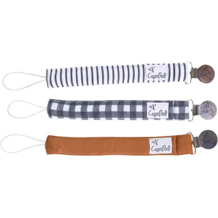 Copper Pearl Binky Clip Set |  Scotland
