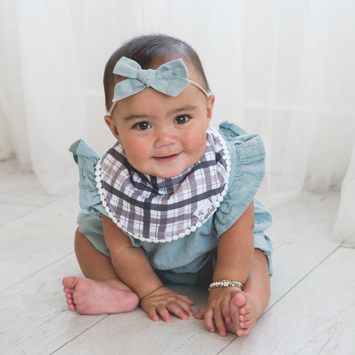 Copper Pearl Fashion Trimmed Bib Set | Hazel