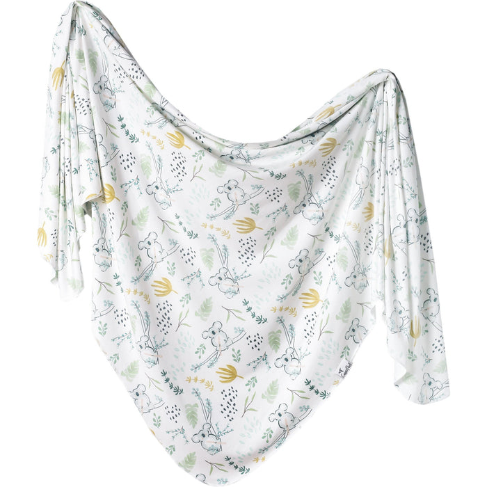 Copper Pearl Knit Swaddle Blanket | Aussie