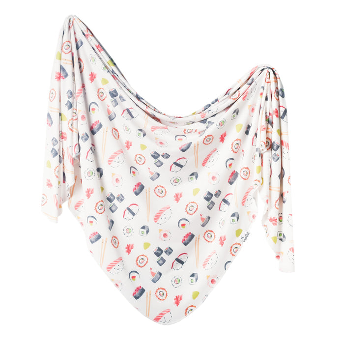Copper Pearl Knit Swaddle Blanket | Baja