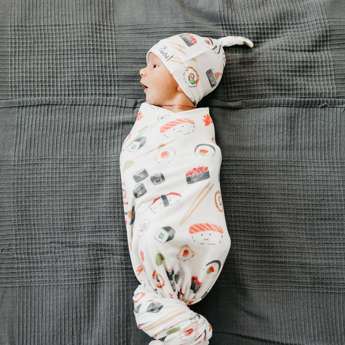 Copper Pearl Knit Swaddle Blanket | Baja