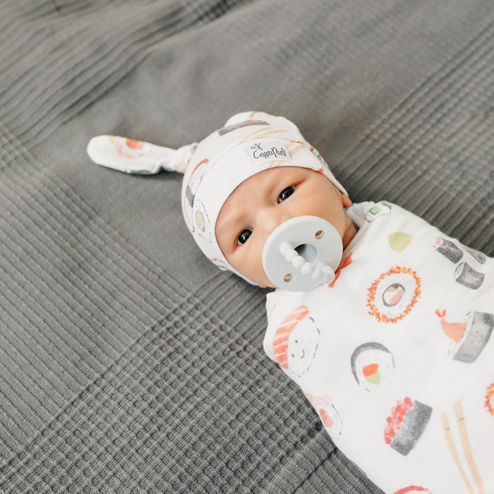 Copper Pearl Knit Swaddle Blanket | Baja