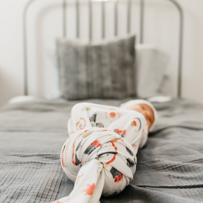 Copper Pearl Knit Swaddle Blanket | Baja