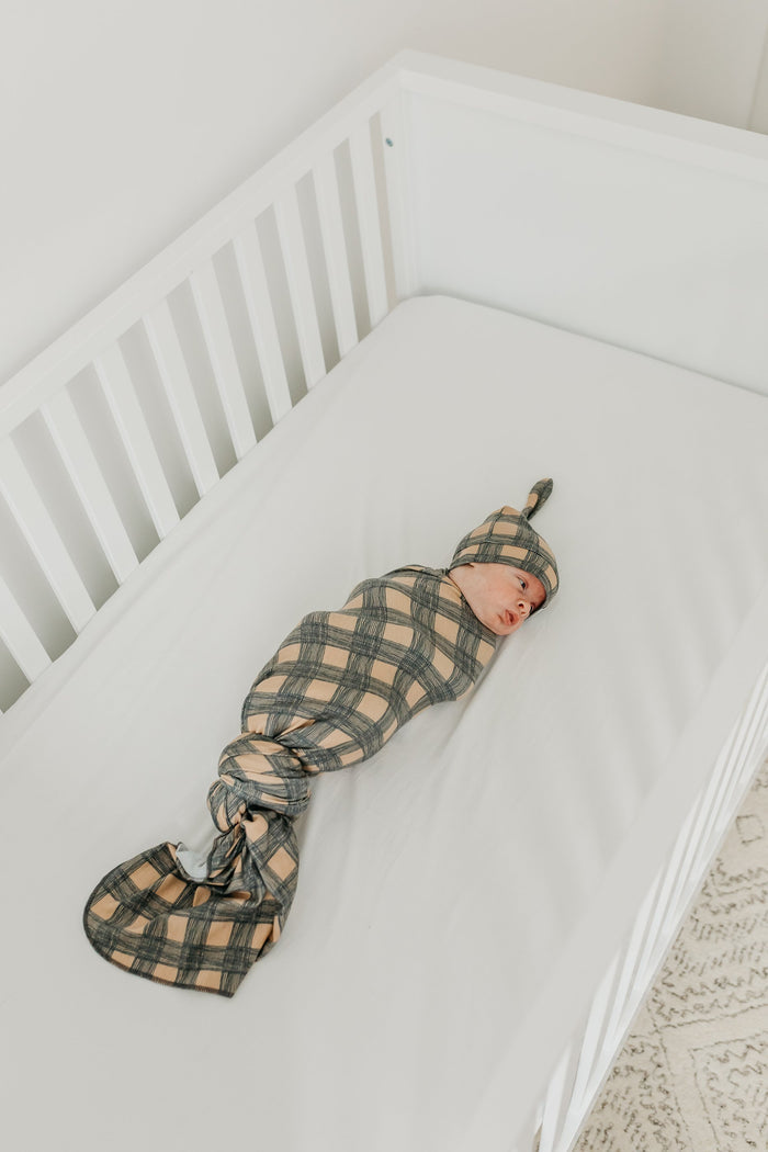 Copper Pearl Knit Swaddle Blanket | Billy
