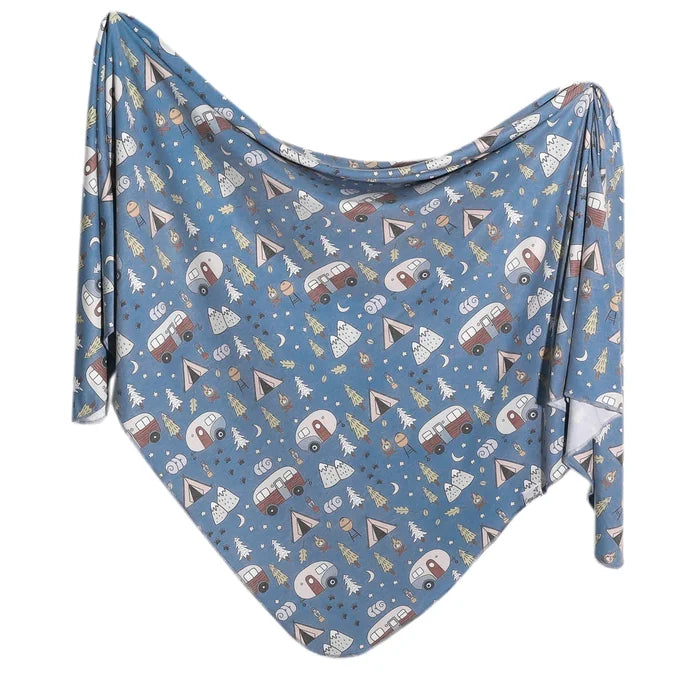 Copper Pearl Knit Swaddle Blanket | Bridger