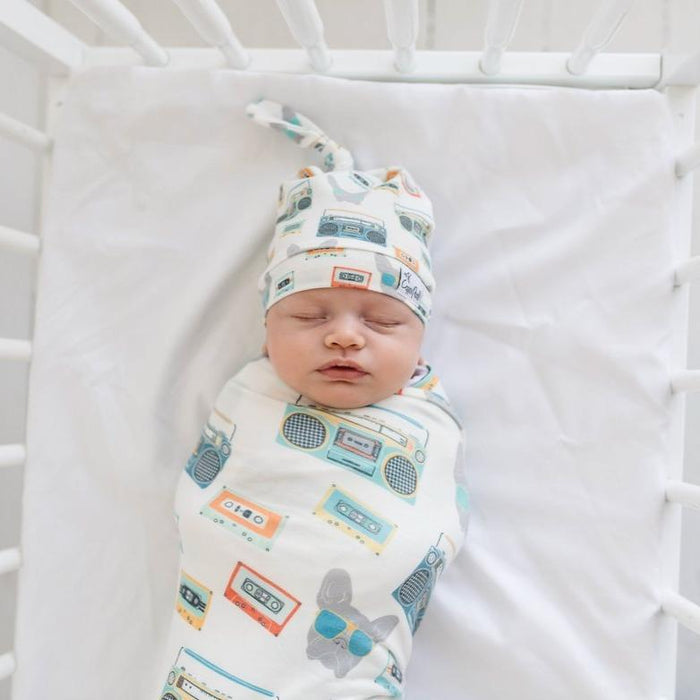 Copper Pearl Knit Swaddle Blanket | Bruno