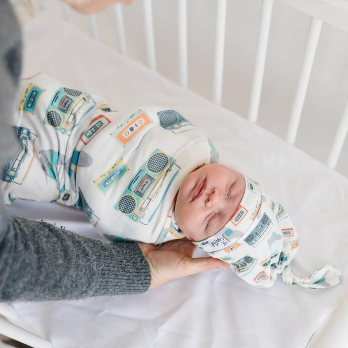 Copper Pearl Knit Swaddle Blanket | Bruno