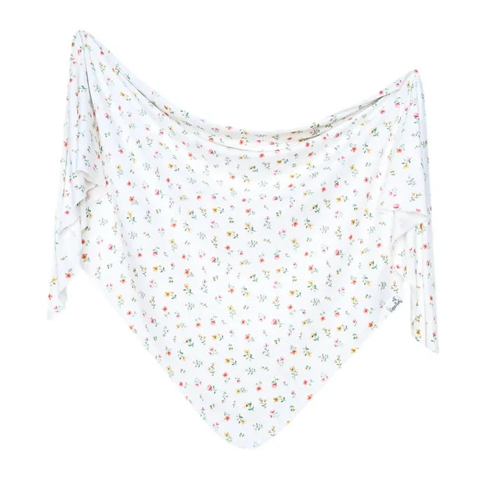 Copper Pearl Knit Swaddle Blanket | Eloise