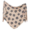 Copper Pearl Knit Swaddle Blanket | Gemma in Tan