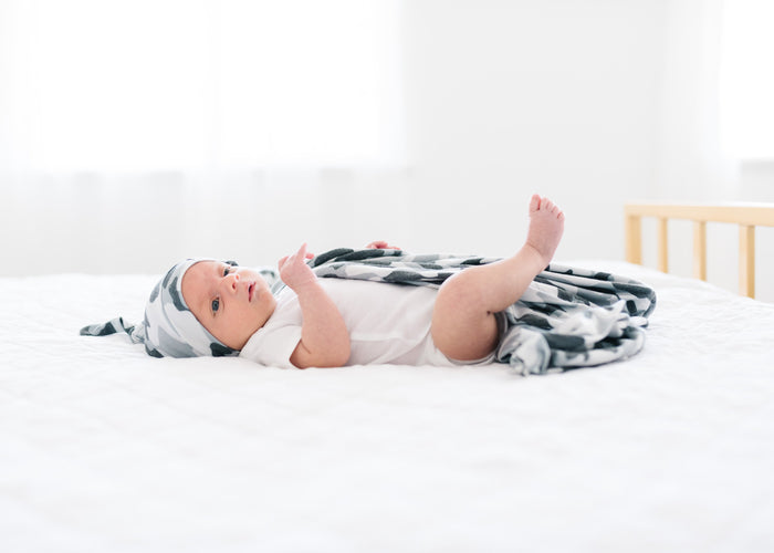 Copper Pearl Knit Swaddle Blanket | Gunnar