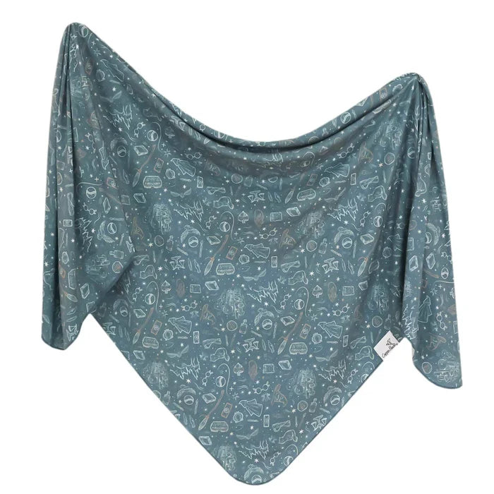 Copper Pearl Knit Swaddle Blanket | Hogwartz