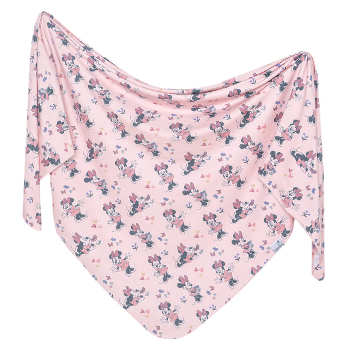 Copper Pearl Knit Swaddle Blanket | Minnie Mouse