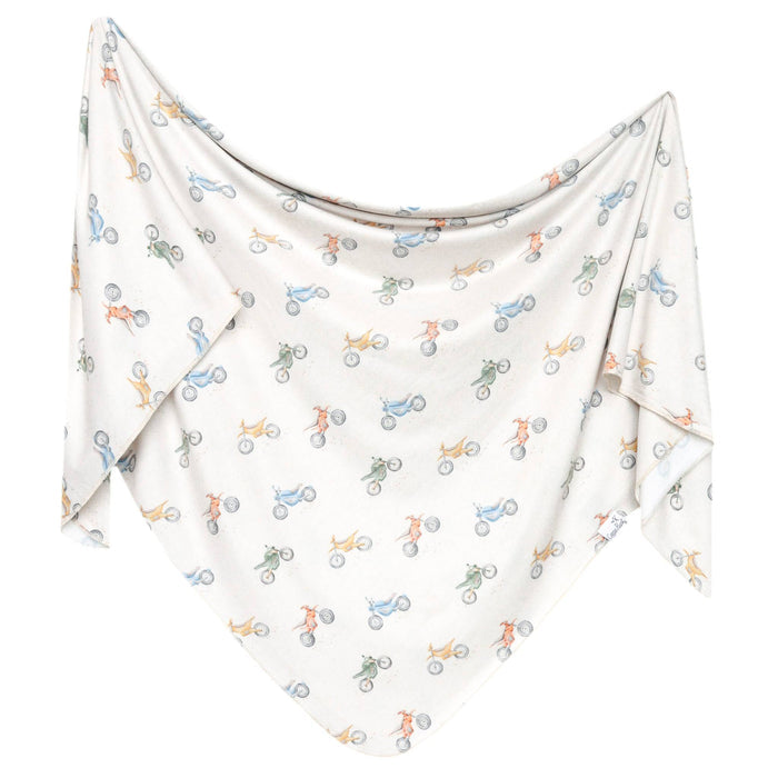 Copper Pearl Knit Swaddle Blanket | Ryder