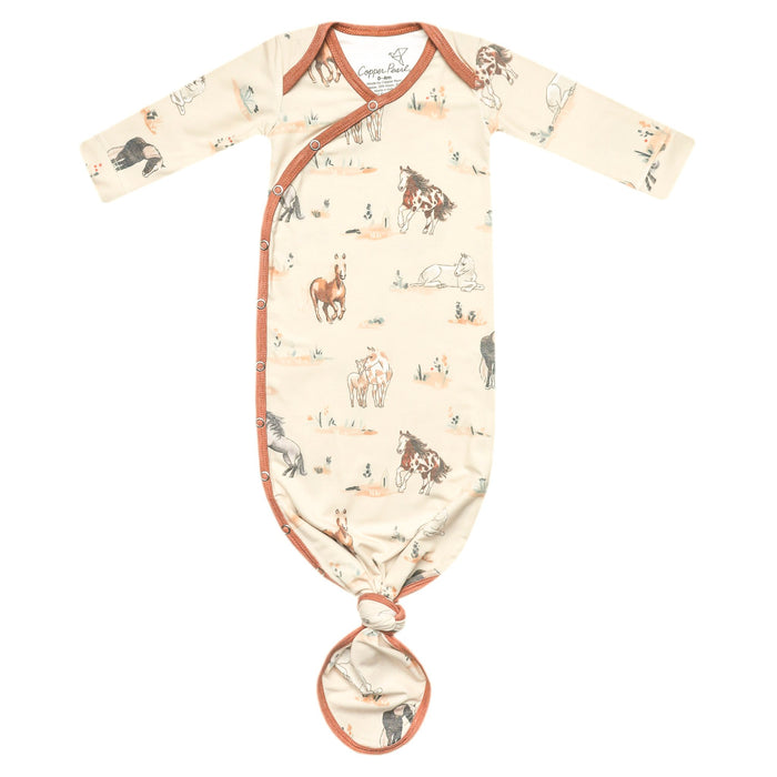 Copper Pearl Knotted Gown | Montana
