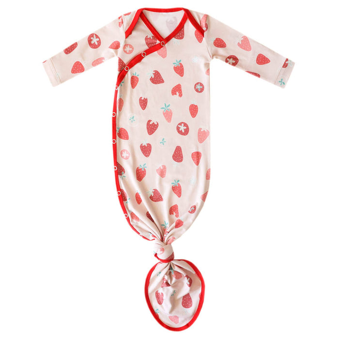 Copper Pearl Knotted Gown | Strawberry