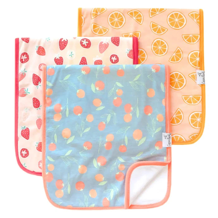 Copper Pearl Premium Burp  Cloths | Clementine