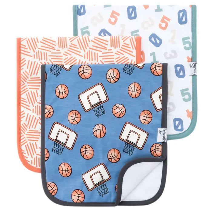 Copper Pearl Premium Burp Cloths | Dunk