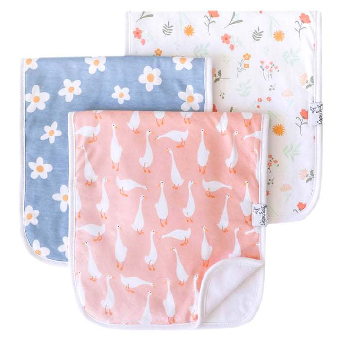 Copper Pearl Premium Burp Cloths | Goosie