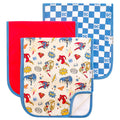 Copper Pearl Premium Burp Cloths | Justice League