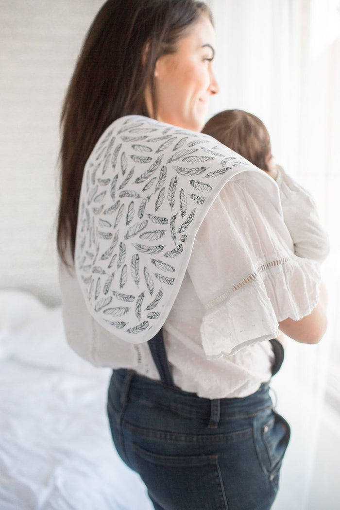 Copper Pearl Premium Burp Cloths | Woodland
