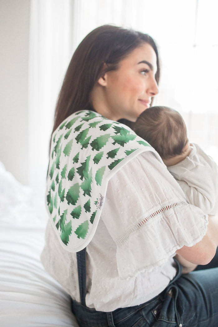 Copper Pearl Premium Burp Cloths | Woodland
