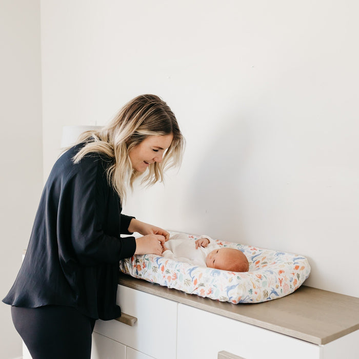 Copper Pearl Premium Knit Diaper Changing Pad Cover | Nautical