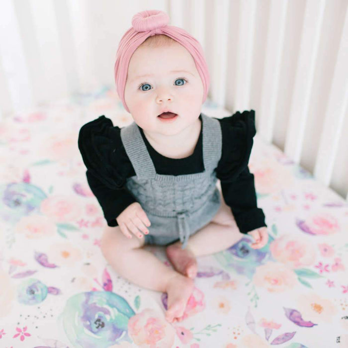 Copper Pearl Premium Knit Fitted Crib Sheet | Bloom