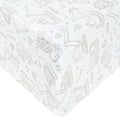 Copper Pearl Premium Knit Fitted Crib Sheet | Gage
