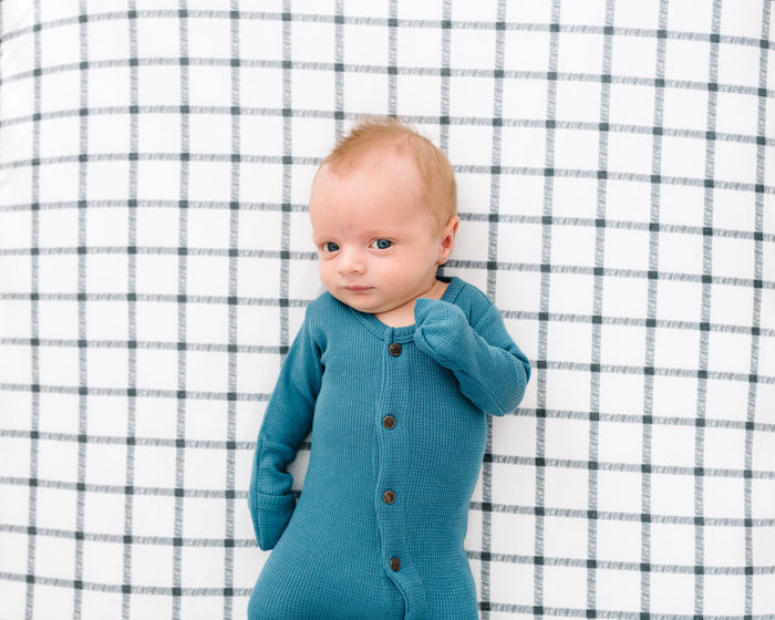 Copper Pearl Premium Knit Fitted Crib Sheet | Ledger