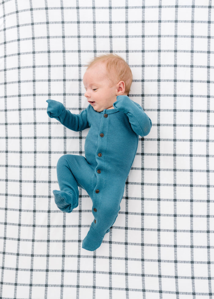 Copper Pearl Premium Knit Fitted Crib Sheet | Ledger