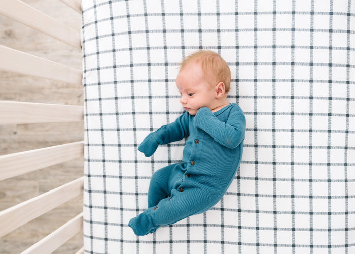 Copper Pearl Premium Knit Fitted Crib Sheet | Ledger