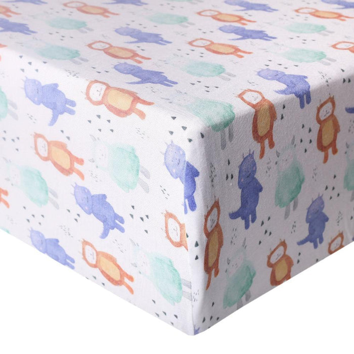 Copper Pearl Premium Knit Fitted Crib Sheet | Max