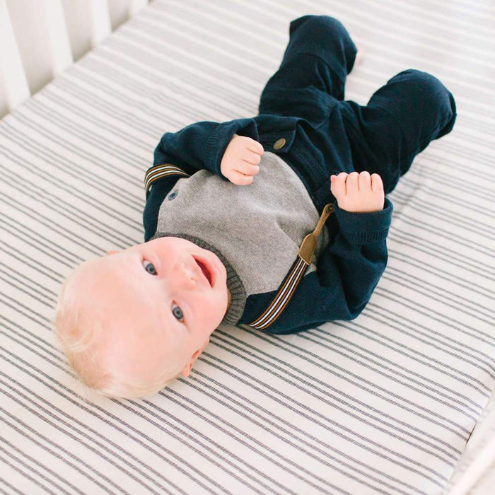 Copper Pearl Premium Knit Fitted Crib Sheet | Midtown