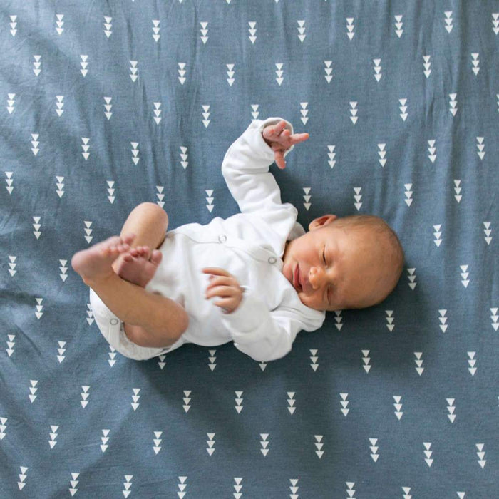 Copper Pearl Premium Knit Fitted Crib Sheet | North