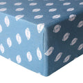 Copper Pearl Premium Knit Fitted Crib Sheet | Quarterback