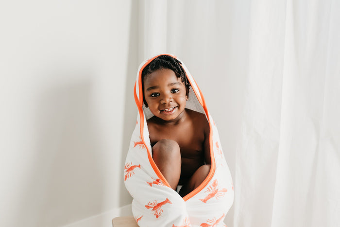 Copper Pearl Premium Knit Hooded Towel | Skipper