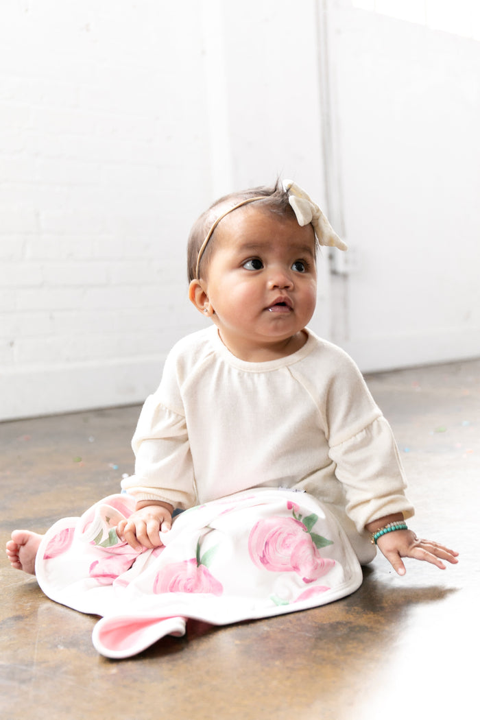 Copper Pearl Three-Layer Security Blanket Set | Grace