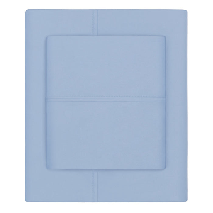 Cornflower Blue 400 Thread Count Sheet Set (Fitted, Flat, & Pillow Cases)